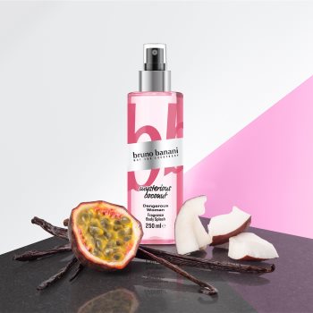 Bruno Banani Dangerous Woman Mysterious Coconut spray de corp racoritor - imagine 3